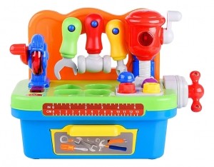 EcoToysWerkbankmetGereedschapVormenstoofHC598745