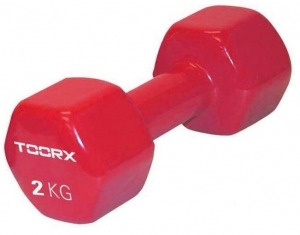 ToorxVinylDumbbell-PerStuk-2kg-Rood