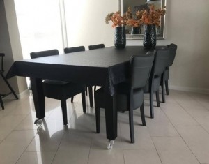 Setvan6lereneetkamerstoelen-methoutenpoten-groenleer-EchtleerLandelijkontdekdeveleLeersoortenenKleurenbijShopX