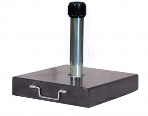 UniverselestokparasolvoetPlatinum30kgRomemethendelgeschiktvoorallestokparasols-Warentuinoverzee