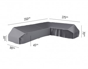 Loungesetplatformhoesrechts350x275x90xH304570cm-Aerocover