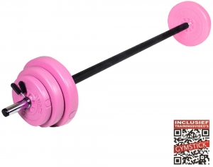 GymstickPumpSet-Roze-20kg-MetOnlineTrainingsvideos