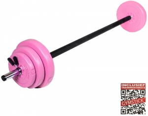 GymstickPumpSet-Roze-20kg-MetOnlineTrainingsvideos