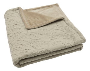 JolleinSoftWavesOliveGreenVelvet100x150cmLedikantdeken