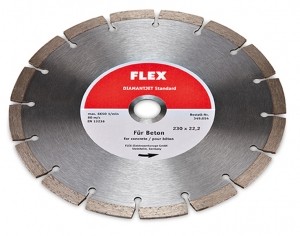 Flex349054DiamantjetSuperPremiumDiamantdoorslijpschijf-230X2223mm-BetonSteen