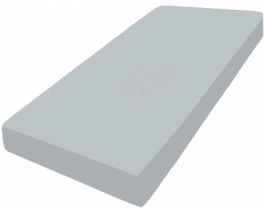 BabymatexClassicBadstofGrijs70x140cmJuniormatrasHoeslakenTB029142