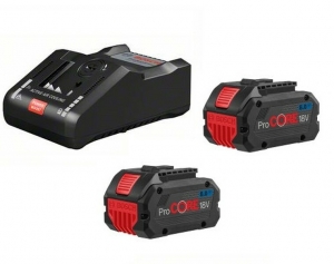 Bosch1600A016GPStarterset2XProCORE18V80AhGAL18V-160CLi-ionAccu-Coolpack