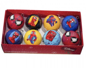 Boxkerstbalplasticd6cmspiderman8st-Kurtsadler