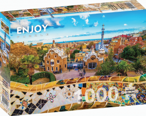 ViewfromParkGuell-BarcelonaPuzzel1000stukjes