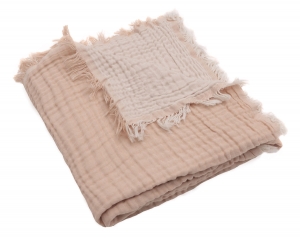 JolleinMuslinFringeMoonstoneIvory120x120cmLedikantdeken521-557-68012