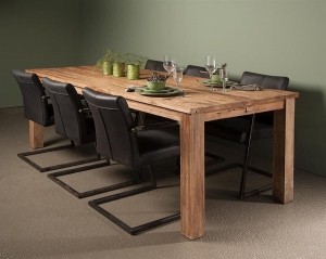 TowerLivingEettafelLorenzoDriftwoodteak240x100cm-Bruin