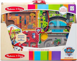 MelissaDoug33331PAWPatrolWooden4-in-1MagneticWandMazeBoardHoutenspeelgoed
