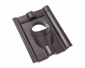 BraasDuroVentDakdoorvoer125mmGraniet