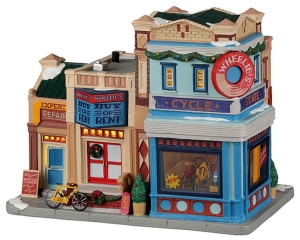 WheelieSCycleAndSkateShopBOLedKerst-Lemax