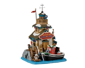 NorthstarCapeHarborMasterH20x22x26cmKersthuisje-Lemax