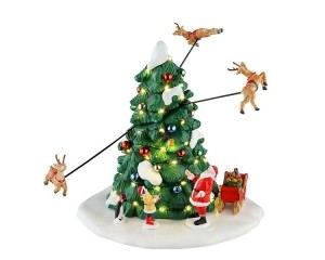 KerstdorpminiatuurReindeerRaces26x30x27cm-Lemax