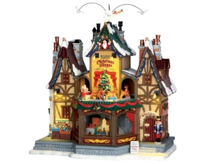 Holidayhamletchristmasshoppewith45vadaptor-Lemax