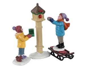 Thebirdfeederssetof3-Lemax