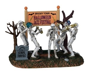 HalloweenminiatuurSpookyTownHalloweenJazzFestival13x15x12cm-Lemax