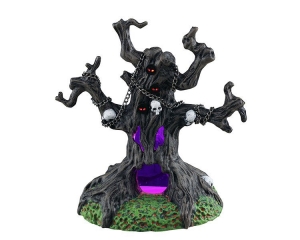 HalloweenminiatuurChainedSpookyTree13x17x18cm-Lemax