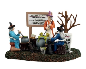 HalloweenminiatuurTheCookingCoven11x12x10cm-Lemax