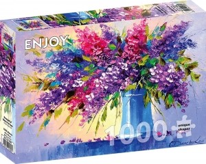 BouquetofLilacsinaVasePuzzel1000stukjes