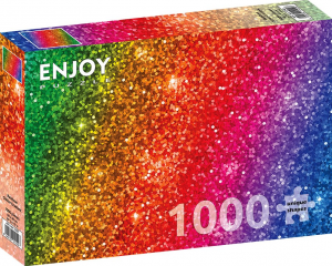 RainbowGlitterGradientPuzzel1000stukjes