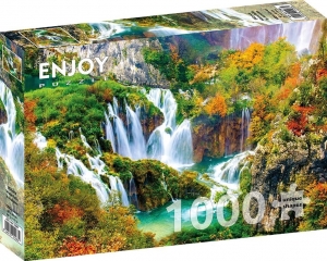 WatervallenindeHerfstPuzzel1000stukjes