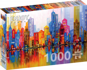 RainbowCityPuzzel1000stukjes