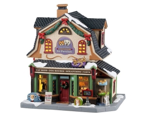 LunaOlliesCustomPetFurniture17x25x23cmKerstdorpLEMAX-Lemax