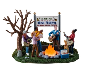 MusicFestival15x23x14cmKersthuisjeLEMAX-Lemax
