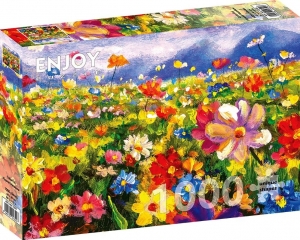 ColorfulFlowerMeadowPuzzel1000stukjes
