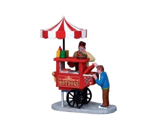 KerstfiguurHotdogcartLEMAX-Lemax