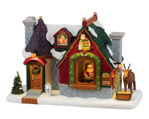 SantasSnackShack14x26x19cmKersthuisjeLEMAX-Lemax