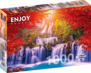TheeLorSuWaterfallinAutumnThailandPuzzel1000stukjes