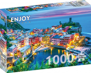 VernazzaatDuskCinqueTerre-ItalyPuzzel1000stukjes