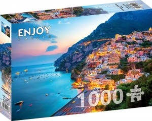 PositanoatDuskItalyPuzzel1000stukjes