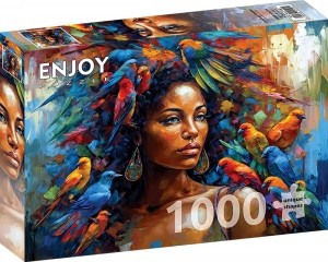 FeatheryQueenPuzzel1000stukjes