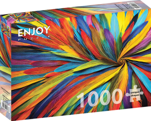 ColorfulFeathersPuzzel1000stukjes