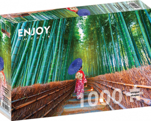 AsianWomaninBambooForestPuzzel1000stukjes