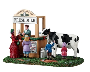 FreshMilkStall12x19x13cmKersthuisjeLEMAX-Lemax