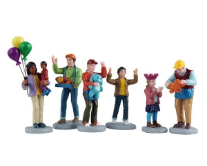 FunAtTheCarnival15x4x23cm6stKerstdorpLEMAX-Lemax