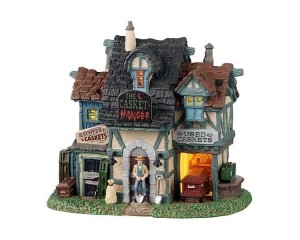 HalloweenminiatuurTheCasket-monger15x26x22cm-Lemax