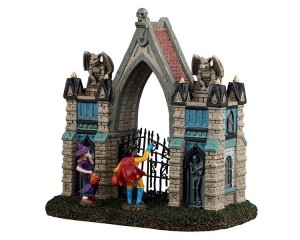 HalloweenminiatuurGargoyleGate12x19x19cm-Lemax