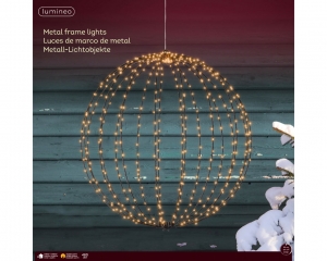 FramelightmicroLEDbuitendia58cmzwartklassiekwarmLumineo-Lumineo