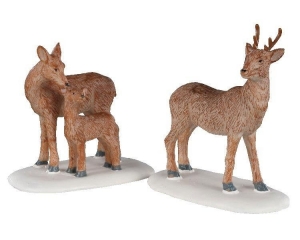 Deerfamilysetof2kerstfiguurLEMAX-Lemax