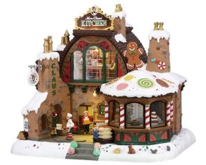 KerstfiguurMrsClauskitchenwith45vadaptorLEMAX-Lemax