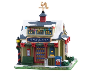 SpringscreekpostofficeboledKersthuisjeLEMAX-Lemax