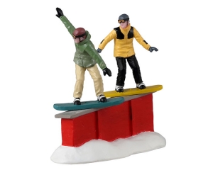 SnowboardSlidersKerstfiguurtjeLEMAX-Lemax