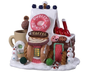 Dudleysdonutshopbo45vkerstfiguurLEMAX-Lemax